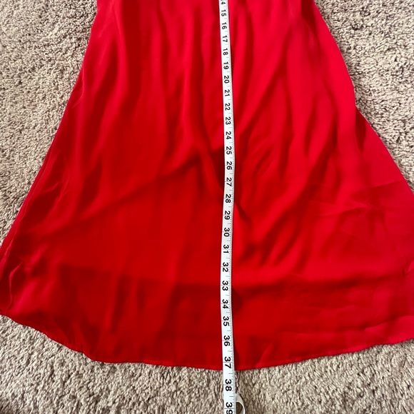 Red Cross Spaghetti Strap Shift Mini Dress - Picture 5 of 6